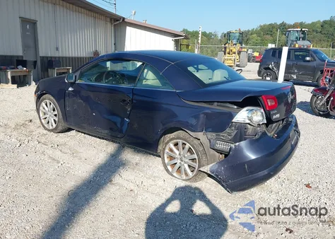 2007 Volkswagen Eos 2.0T из США, поврежденный, VIN WVWBA71FX7V039001